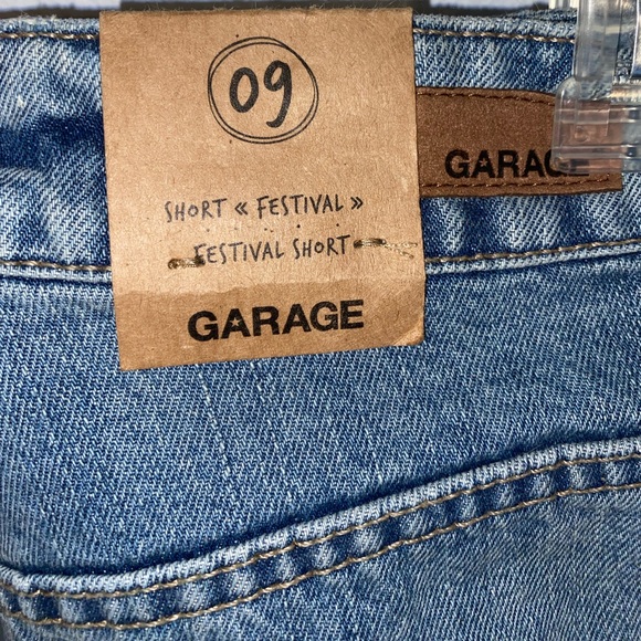 Embroidered Garage Jean Shorts!! - Picture 4 of 4